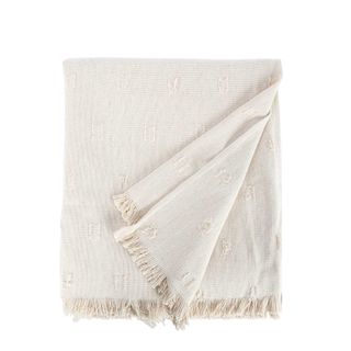 Tuft Style Throw Ivory