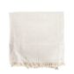 Tuft Style Throw Ivory