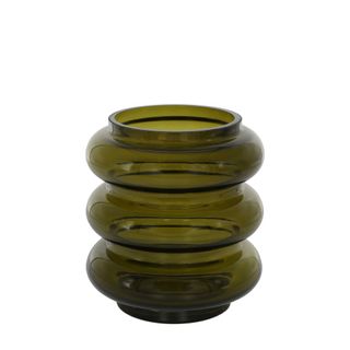 Remy Glass Vase Small Olive