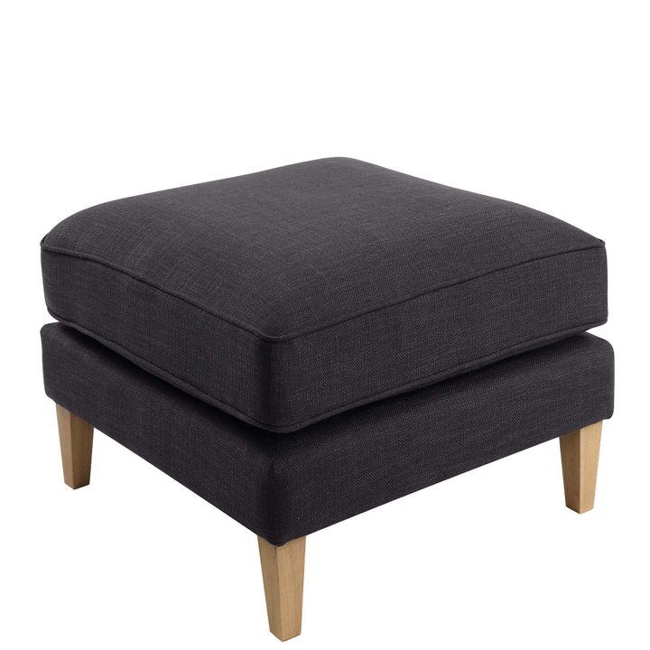 Bondi Hamptons Ottoman Charcoal