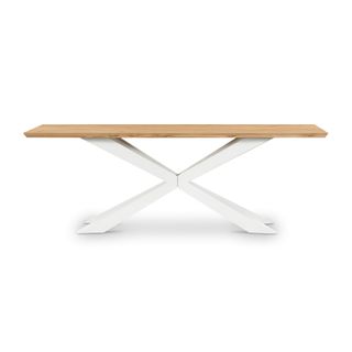 Helsinki  Oak Dining Table w/white Leg - TOP