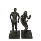 Davinn Polyresin Bookends Bronze