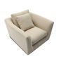 Maxwell Linen Weave Armchair Latte