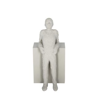 Dillon Polyresin Standing Man Grey