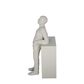 Dillon Polyresin Standing Man Grey