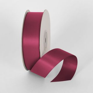 Beauty Pink 25mm Double Sided Satin Ribbon 25 Yards - P266