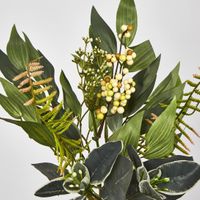 33cm Mixed Leaf mini bush