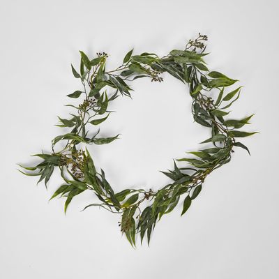 180cm Green Seeded Eucalyptus Garland