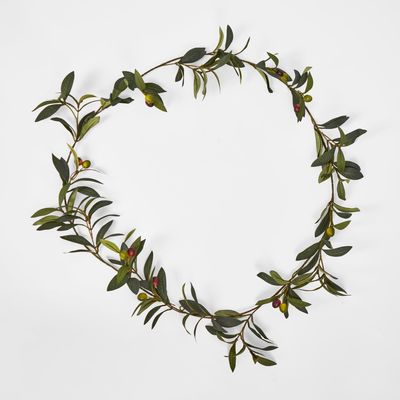 Olive Leaf Garland with Olives