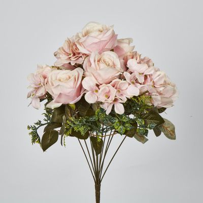 Rose Bouquet x 9 Dark Pink