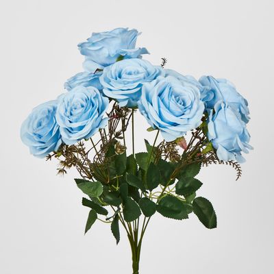 Blue Rose Bouquet x 9