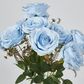 Blue Rose Bouquet x 9