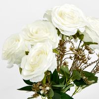 White Rose Bouquet x 9