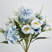 Mixed Flower Spray Blue