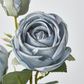 Light Blue Real Touch Rose Spray