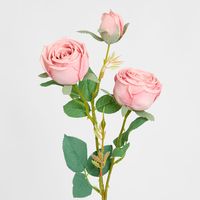 Real Touch Rose Spray Pink