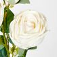 White Real Touch Rose Spray