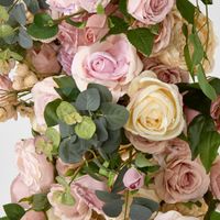 Flower Table Runner Light Pink