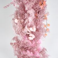 Flower Table Runner Pink Foliage