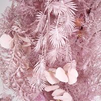 Flower Table Runner Pink Foliage
