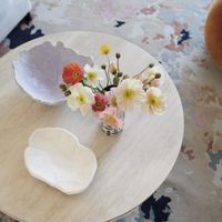 Mini Poppy Spray White