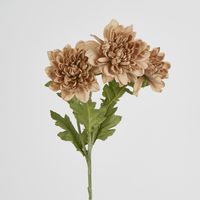 Light Brown Chrysanthemum Spray x 3