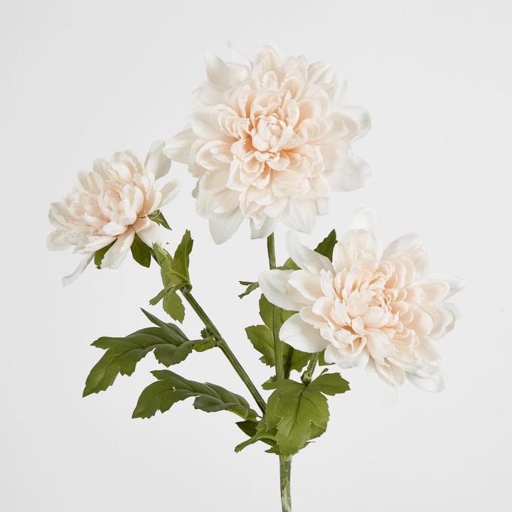 Chrysanthemum Spray x 3 Blush Pink