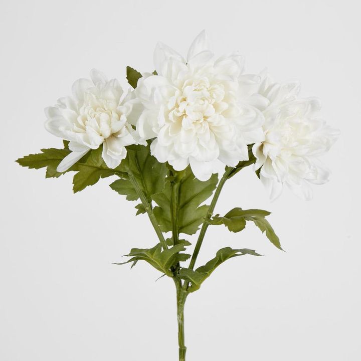 Chrysanthemum Spray x 3 White