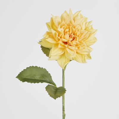 62cm Yellow Dahlia