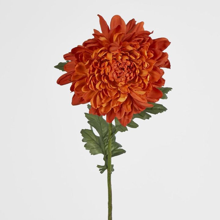 Chrysanthemum 76cm Orange