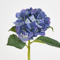 Hydrangea Water Stem 49cm Dark Blue