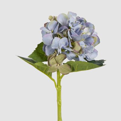 Hydrangea Water Stem 49cm Light Blue