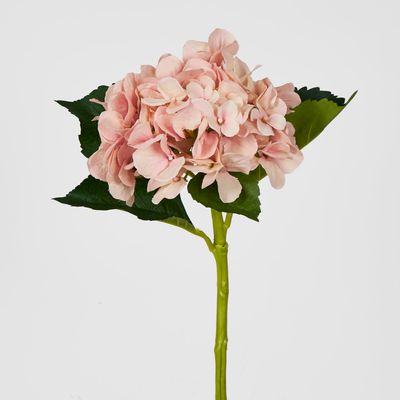 Hydrangea Water Stem 49cm Soft Pink