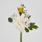 40cm White Dahlia Hydrangea Bouquet