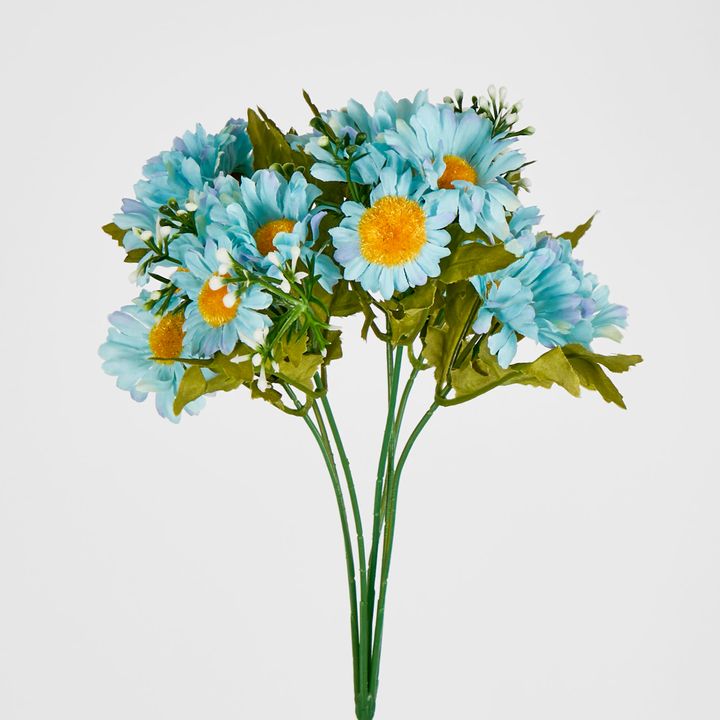 32cm Light Blue Daisy Bush