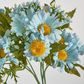 32cm Light Blue Daisy Bush