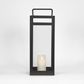 Milton Black Hurricane Lantern Large