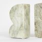 Cooper Marble Bookend Beige & White