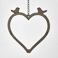 Hanging Heart Bird Feeder