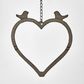 Hanging Heart Bird Feeder