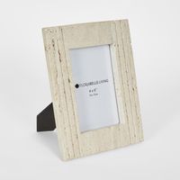 Trey Travertine Photo Frame 4x6