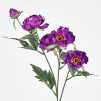 Peony Spray 64CM Purple