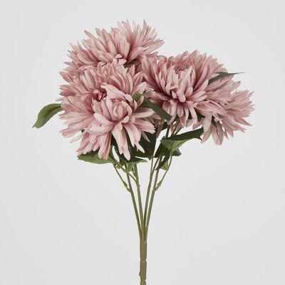 Dusty Pink Mum Bush x 5 46cm