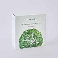 Luxe Cabbage Leaf Dinner Plate Box of 6 Green