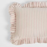 Tick Frill Cush 30x45 Pink