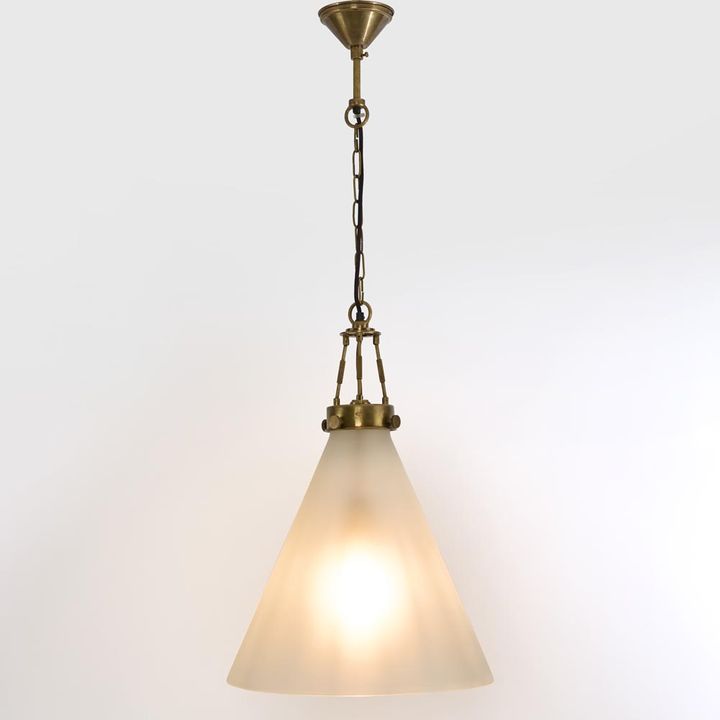 Gadsden Ceiling Pendant Large Brass