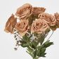 Light Brown Rose Bouquet x 9