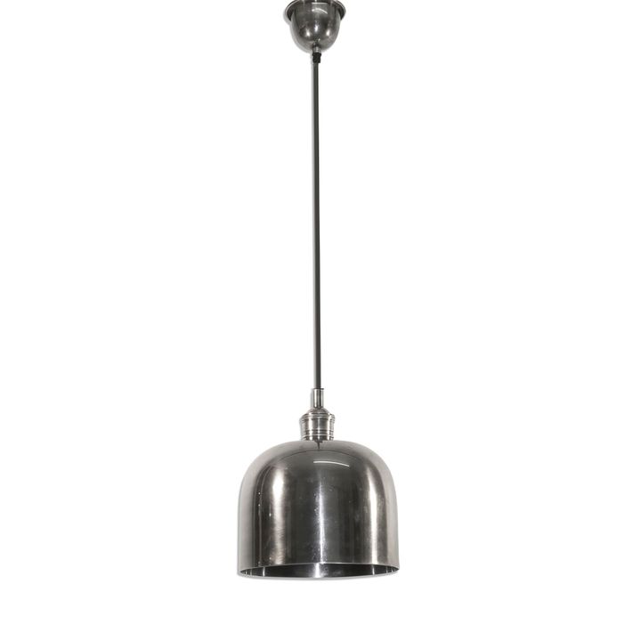 Delta Dome Ceiling Pendant Large Antique Silver