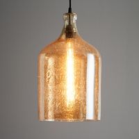 Lustre Flagon Bell Ceiling Pendant Pale Gold