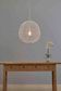 Cray Ball Ceiling Pendant Medium White